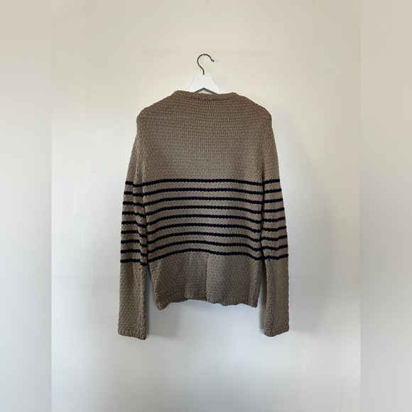 Zara Man Denim Couture Striped Sweater - Picture 2 of 3